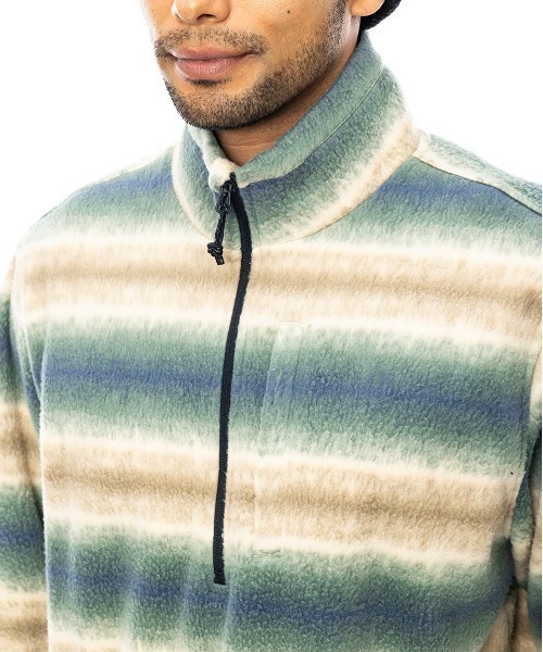 BILLABONG(ビラボン)の「BILLABONG メンズ BOUNDARY MOCK NECK スウェットジャケット/ビラボンモックネックハーフジップフリースブルゾン(ブルゾン・メンズ・ブラック/ネイビー/マルチ・MEDIUM/LARGE/X-LARGE)」の11枚目の写真
