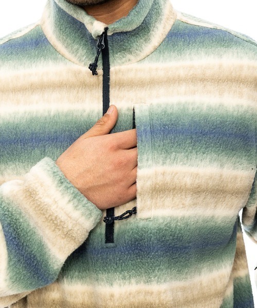 BILLABONG(ビラボン)の「BILLABONG メンズ BOUNDARY MOCK NECK スウェットジャケット/ビラボンモックネックハーフジップフリースブルゾン(ブルゾン・メンズ・ブラック/ネイビー/マルチ・MEDIUM/LARGE/X-LARGE)」の10枚目の写真
