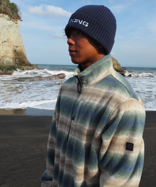 BILLABONG(ビラボン)の「BILLABONG メンズ BOUNDARY MOCK NECK スウェットジャケット/ビラボンモックネックハーフジップフリースブルゾン(ブルゾン・メンズ・ブラック/ネイビー/マルチ・MEDIUM/LARGE/X-LARGE)」の4枚目の写真