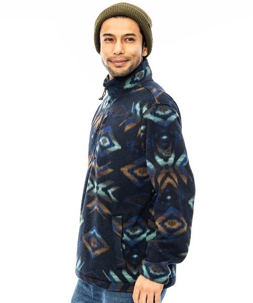BILLABONG(ビラボン)の「BILLABONG メンズ BOUNDARY MOCK NECK スウェットジャケット/ビラボンモックネックハーフジップフリースブルゾン(ブルゾン・メンズ・ブラック/ネイビー/マルチ・MEDIUM/LARGE/X-LARGE)」の16枚目の写真