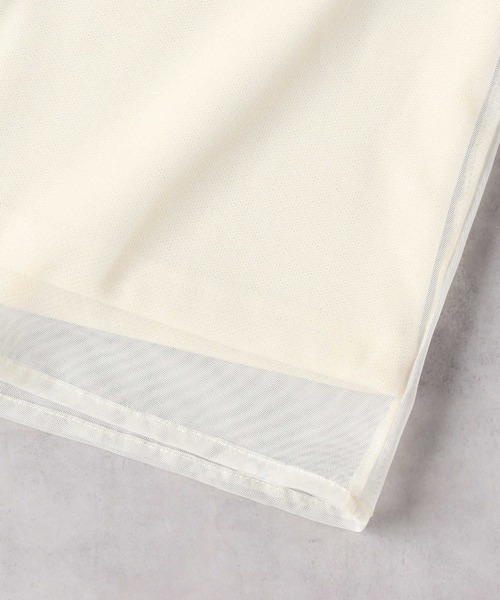 Right-on(ライトオン)の「【HONEYSUCKLE ROSE】チュールスウェット(スウェット・レディース・ネイビー/オフホワイト・M/L/XL)」の7枚目の写真