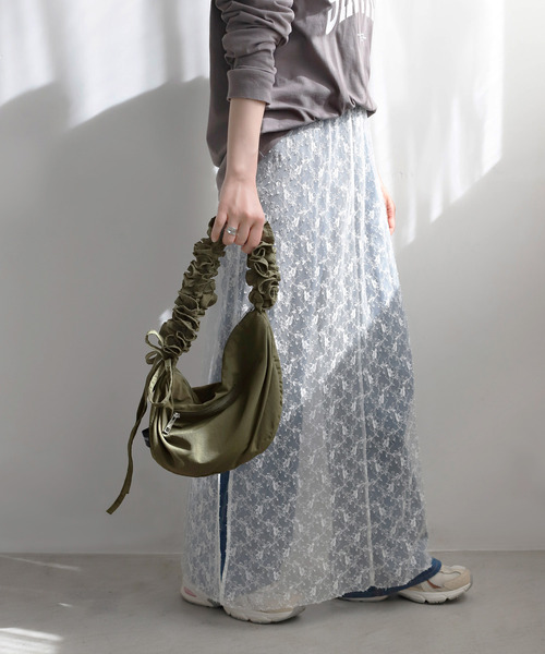 フリルハンドルショルダーバッグ（ショルダーバッグ）｜ANEMONE（アネモネ）