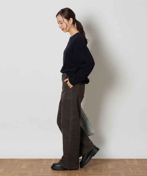 SOMETHING(サムシング)の「【SOMETHING】「BODY FIRE」ワイド(その他パンツ・レディース・ダークグレー・S/M/L/XS)」の3枚目の写真