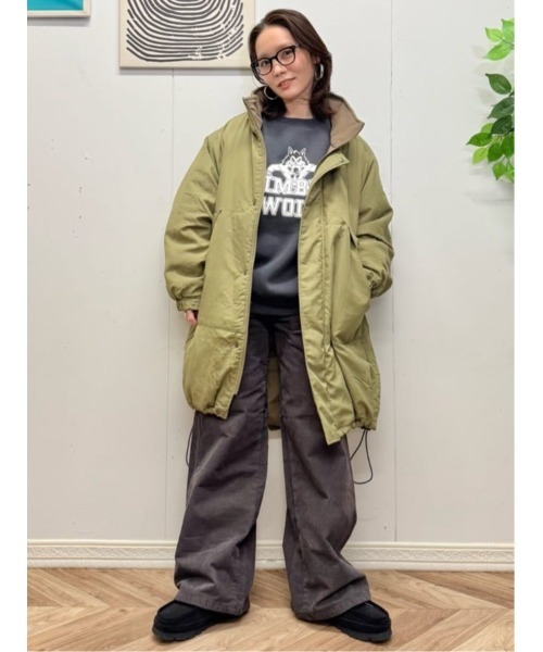 SOMETHING(サムシング)の「【SOMETHING】「BODY FIRE」ワイド(その他パンツ・レディース・ダークグレー・S/M/L/XS)」の8枚目の写真