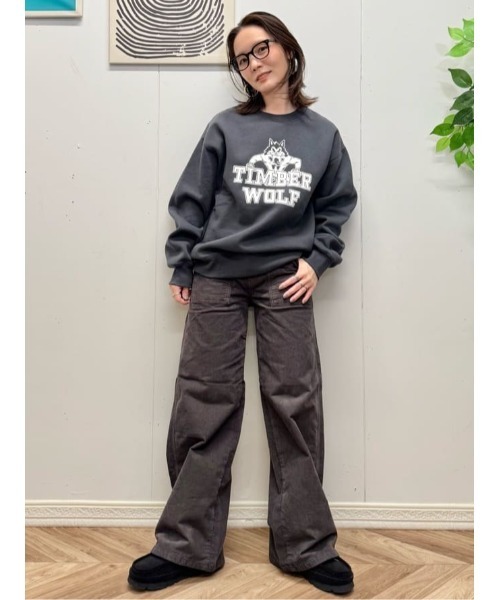 SOMETHING(サムシング)の「【SOMETHING】「BODY FIRE」ワイド(その他パンツ・レディース・ダークグレー・S/M/L/XS)」の9枚目の写真
