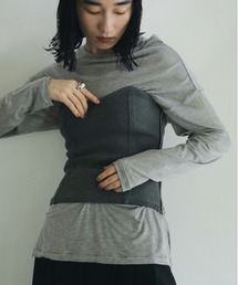 Sidezip Knit Bustier