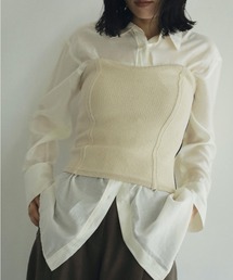 Sidezip Knit Bustier