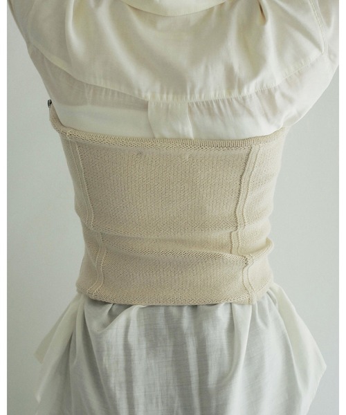 セール】Sidezip Knit Bustier（キャミソール）｜anuke