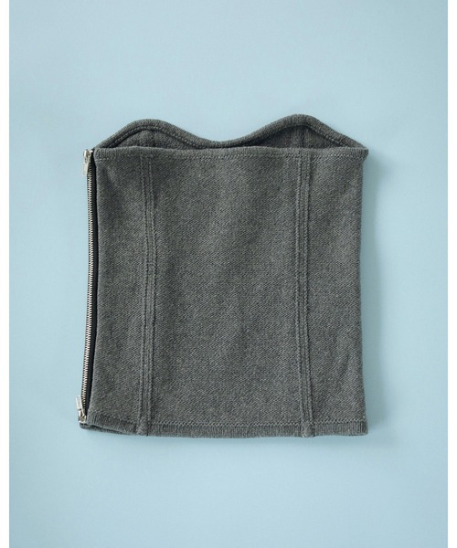 セール】Sidezip Knit Bustier（キャミソール）｜anuke