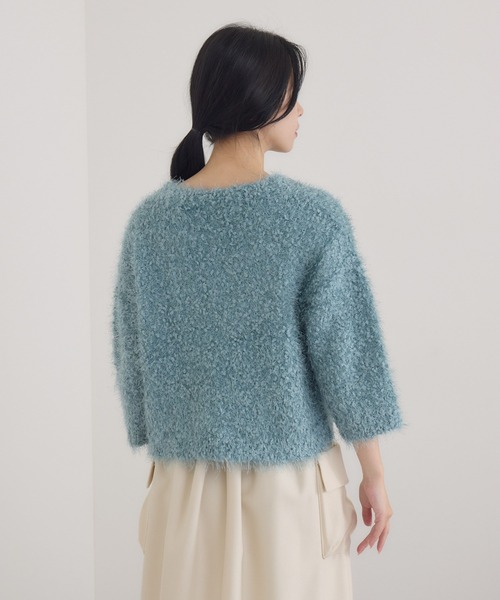 KATHARINE ROSS(キャサリンロス)の「【KATHARINE ROSS】3Gプチプチネップフェザープルオーバー(ニット/セーター・レディース・グレー/アイボリー/ブルーグレー・MEDIUM)」の20枚目の写真