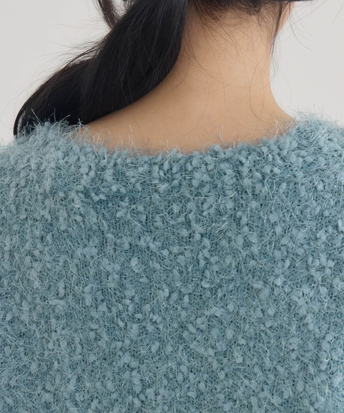 KATHARINE ROSS(キャサリンロス)の「【KATHARINE ROSS】3Gプチプチネップフェザープルオーバー(ニット/セーター・レディース・グレー/アイボリー/ブルーグレー・MEDIUM)」の21枚目の写真