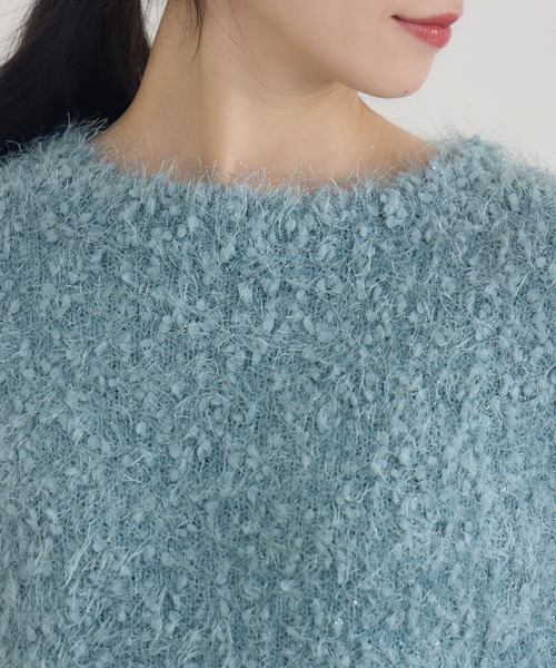 KATHARINE ROSS(キャサリンロス)の「【KATHARINE ROSS】3Gプチプチネップフェザープルオーバー(ニット/セーター・レディース・グレー/アイボリー/ブルーグレー・MEDIUM)」の22枚目の写真