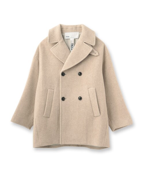 UNTITLED（アンタイトル）の「◆【TICCA】ピーコート（ピーコート・レディース・ベージュ・02）」の2枚目の写真