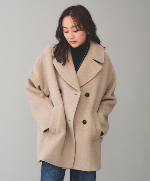UNTITLED（アンタイトル）の「◆【TICCA】ピーコート（ピーコート・レディース・ベージュ・02）」の3枚目の写真