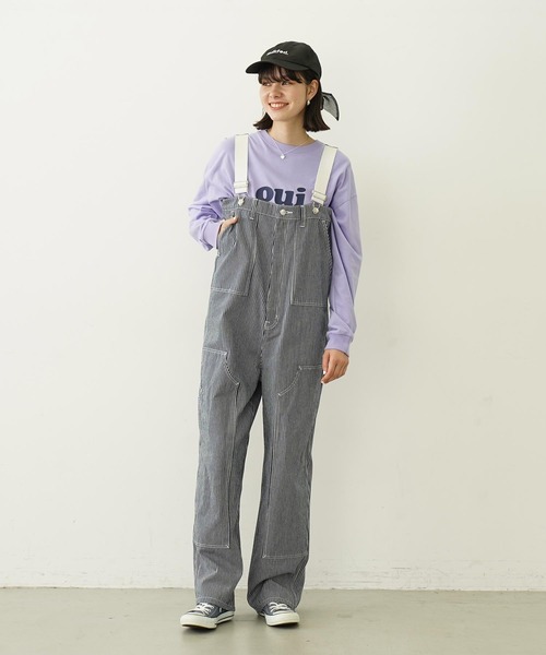 MILKFED.(ミルクフェド)の「OUI WIDE L/S TEE(Tシャツ/カットソー・レディース・オフホワイト/ブラック/ライトパープル・M/L)」の14枚目の写真