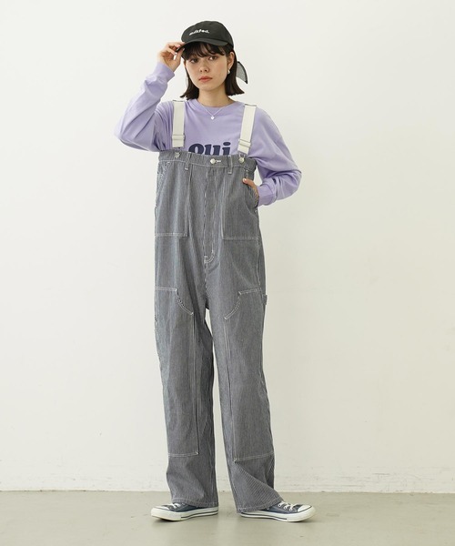 MILKFED.(ミルクフェド)の「OUI WIDE L/S TEE(Tシャツ/カットソー・レディース・オフホワイト/ブラック/ライトパープル・M/L)」の15枚目の写真