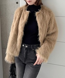 clear | フェイクファージャケット ≪2024AW新作≫(その他アウター)