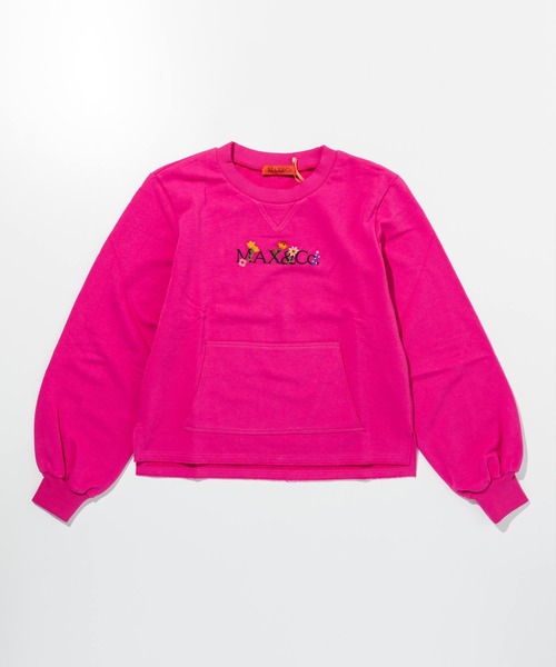 MAX&Co.(マックス アンド コー)の「Max&Co.(マックスアンドコー)Kids & Junior ワンポイントブランドロゴスウェットプルオーバー(スウェット・キッズ・ピンク/ブルー・12Y/14Y/16Y)」の1枚目の写真
