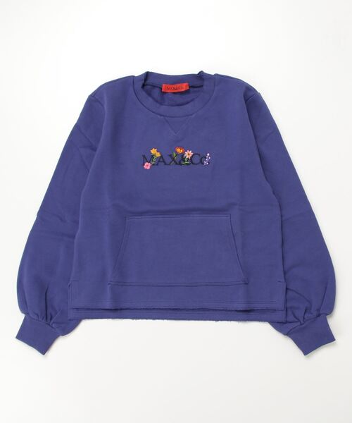 MAX&Co.(マックス アンド コー)の「Max&Co.(マックスアンドコー)Kids & Junior ワンポイントブランドロゴスウェットプルオーバー(スウェット・キッズ・ピンク/ブルー・12Y/14Y/16Y)」の4枚目の写真