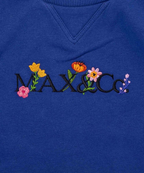 MAX&Co.(マックス アンド コー)の「Max&Co.(マックスアンドコー)Kids & Junior ワンポイントブランドロゴスウェットプルオーバー(スウェット・キッズ・ピンク/ブルー・12Y/14Y/16Y)」の8枚目の写真