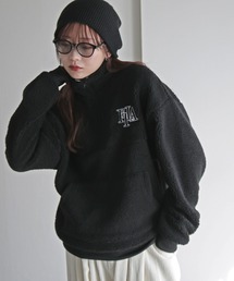 FILA ボアハーフジップ