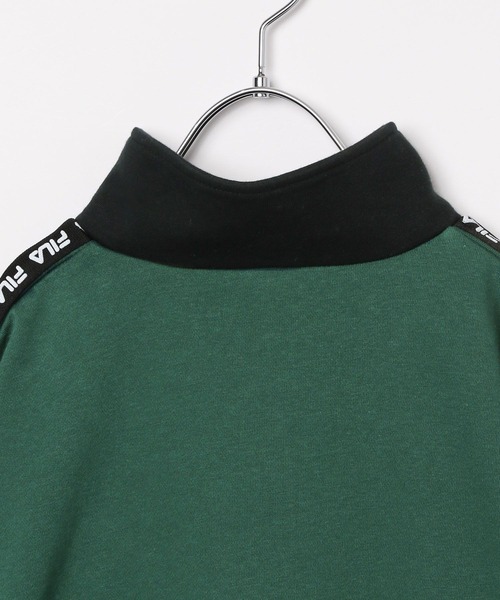 GLOBAL WORK（グローバルワーク）の「FILA/コラボハーフZIP/252057（スウェット・キッズ・アイボリー/杢グレー/グリーン/ブラック・130cm/140cm/150cm/160cm/170cm）」の15枚目の写真