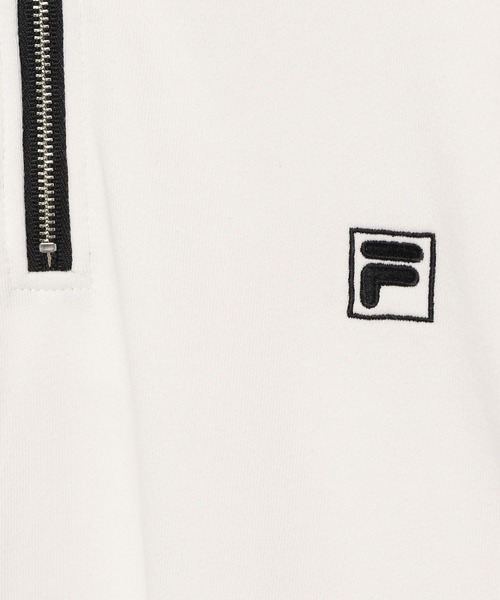 GLOBAL WORK（グローバルワーク）の「FILA/コラボハーフZIP/252057（スウェット・キッズ・アイボリー/杢グレー/グリーン/ブラック・130cm/140cm/150cm/160cm/170cm）」の13枚目の写真