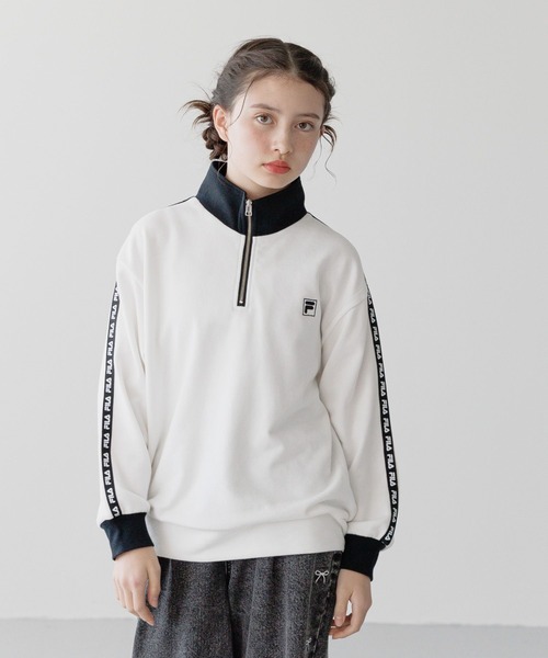 ENSP ジップパーカー セール】FILA/コラボハーフZIP/252057（スウェット）｜GLOBAL WORK