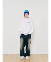 [ビバスタジオ] 22SS DENIM SHIRT★韓国の人気 Men's Korean Fashion Denim Shirt Long Sleeved Loose
