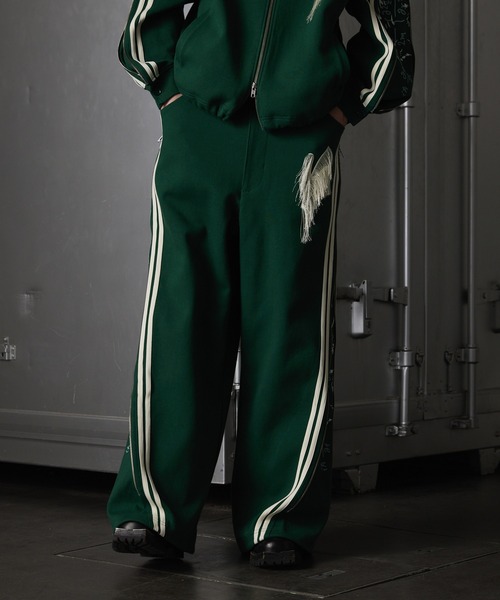 GRANCY】Zipdesign Schroedinger Track Pants / ジップデザイン