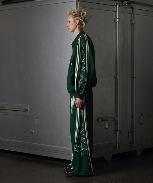 GRANCY ジップデザインシュレディンガートラックパンツ L GRANCY】Zipdesign Schroedinger Track Pants / ジップデザイン