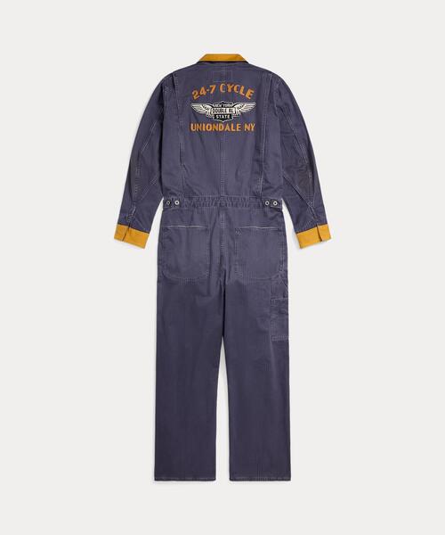RRL（ダブル アール エル）の「エンブロイダリー ヘリンボーン ツイル