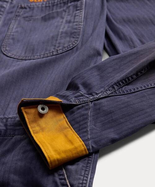 RRL（ダブル アール エル）の「エンブロイダリー ヘリンボーン ツイル