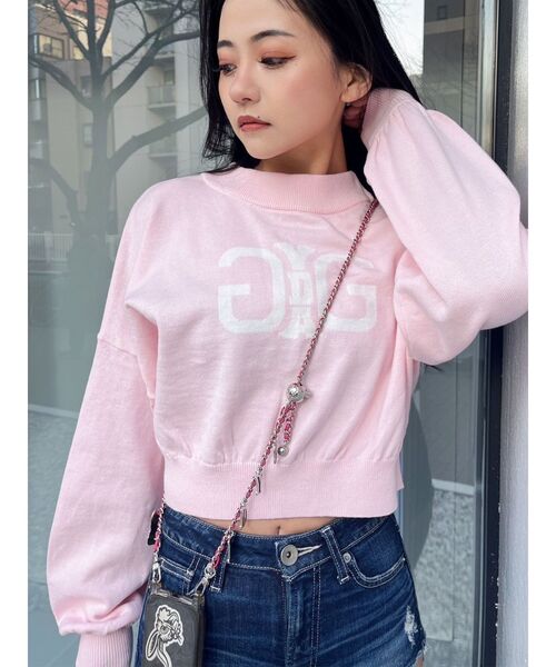 GYDA（ジェイダ）の「GYDA original charmスマホショルダー（スマホケース/カバー・レディース・ブラック/オフホワイト/ピンク・FREE）」の13枚目の写真