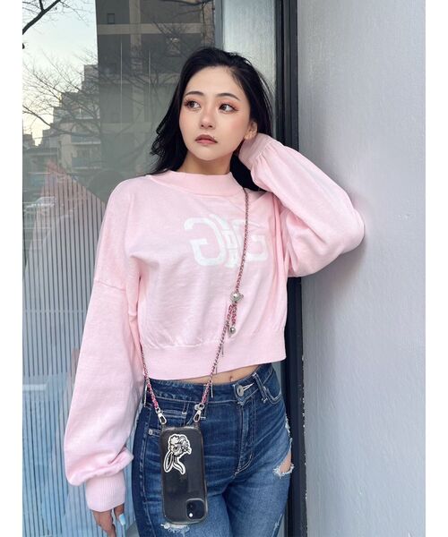 GYDA（ジェイダ）の「GYDA original charmスマホショルダー（スマホケース/カバー・レディース・ブラック/オフホワイト/ピンク・FREE）」の14枚目の写真