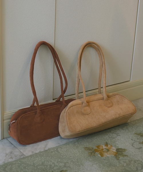 スウェードハンドバッグ（ハンドバッグ）｜Mili affinity（ミリアフィニティー）