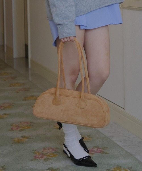 スウェードハンドバッグ（ハンドバッグ）｜Mili affinity（ミリアフィニティー）