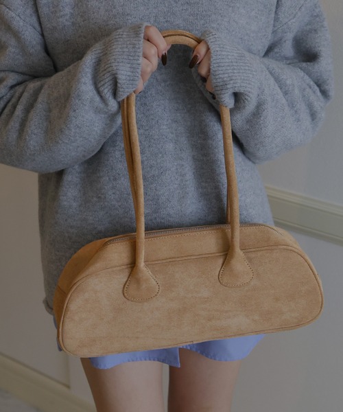 スウェードハンドバッグ（ハンドバッグ）｜Mili affinity（ミリアフィニティー）