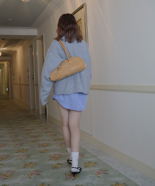 スウェードハンドバッグ（ハンドバッグ）｜Mili affinity（ミリアフィニティー）