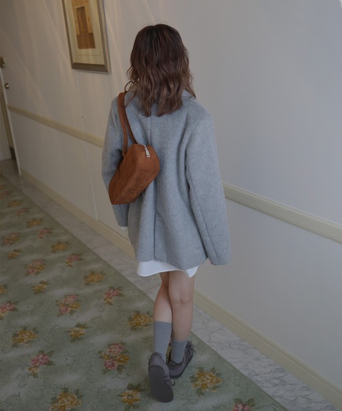 スウェードハンドバッグ（ハンドバッグ）｜Mili affinity（ミリアフィニティー）