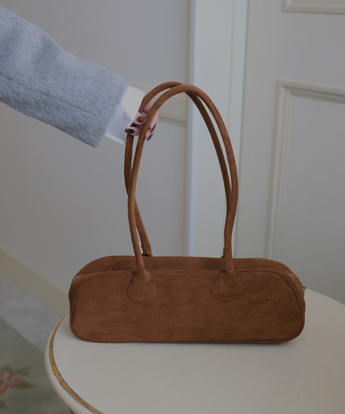 スウェードハンドバッグ（ハンドバッグ）｜Mili affinity（ミリアフィニティー）