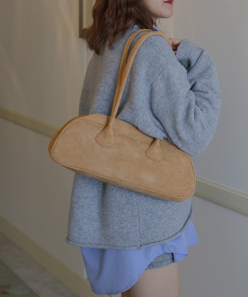 スウェードハンドバッグ（ハンドバッグ）｜Mili affinity（ミリアフィニティー）