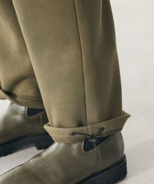 CRAFT STANDARD BOUTIQUE（クラフトスタンダードブティック）の「裏起毛カーゴパンツ（スウェットパンツ・レディース・ブラック/カーキ/アイボリー・M/L）」の17枚目の写真