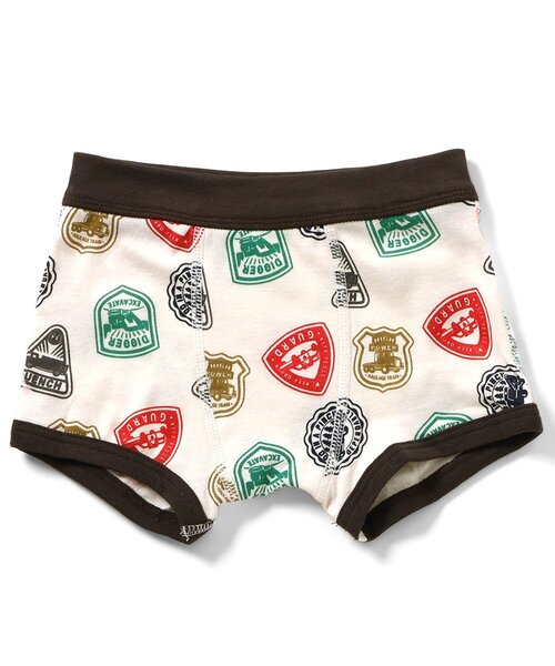 BREEZE（ブリーズ）の「BOYSバリエーション総柄ボクサーパンツ（ボクサーパンツ・キッズ・カーキ/グレー/オフホワイト/グリーン/イエロー・110/130/140/150/100/120）」の2枚目の写真