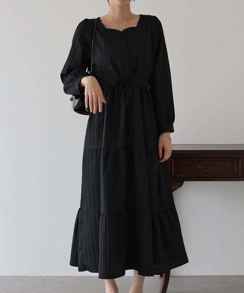 ハートネックティアードワンピース（ワンピース）｜BLUEEAST（ブルー