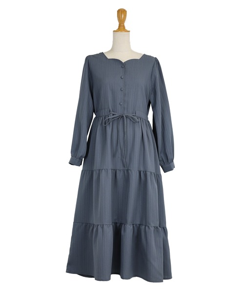 ハートネックティアードワンピース（ワンピース）｜BLUEEAST（ブルー