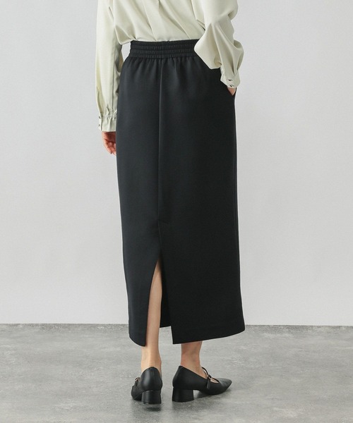 GLOBAL WORK（グローバルワーク）の「ライトクッションIラインスカート/147681（スカート・レディース・ブラック/グレイッシュベージュ/杢グレー・MEDIUM/LARGE）」の13枚目の写真