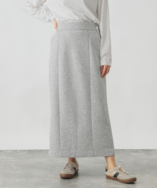 GLOBAL WORK（グローバルワーク）の「ライトクッションIラインスカート/147681（スカート・レディース・ブラック/グレイッシュベージュ/杢グレー・MEDIUM/LARGE）」の16枚目の写真