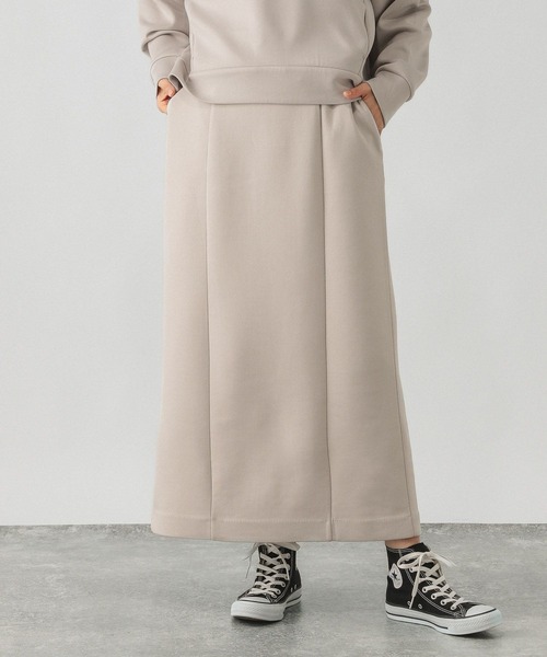 GLOBAL WORK（グローバルワーク）の「ライトクッションIラインスカート/147681（スカート・レディース・ブラック/グレイッシュベージュ/杢グレー・MEDIUM/LARGE）」の20枚目の写真