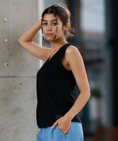 BILLABONG(ビラボン)の「BILLABONG/ビラボン 無地タンクトップ BF013-363(タンクトップ・レディース・ブラック/ホワイト・M/L)」の9枚目の写真